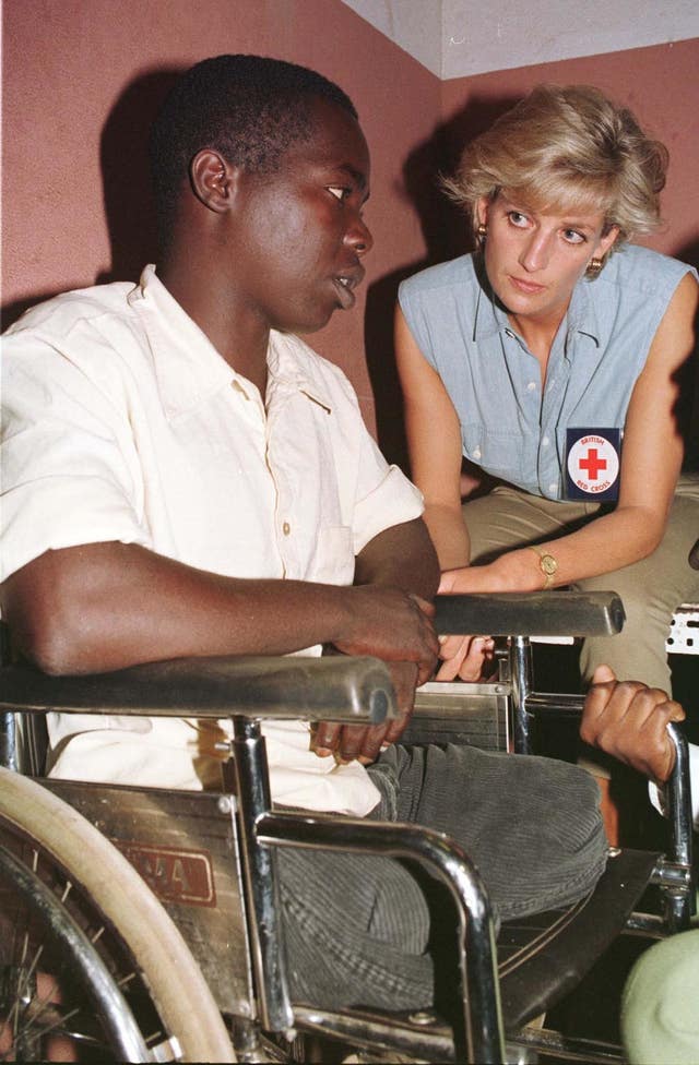 Diana in Angola