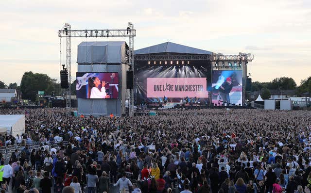 Manchester attack benefit concert