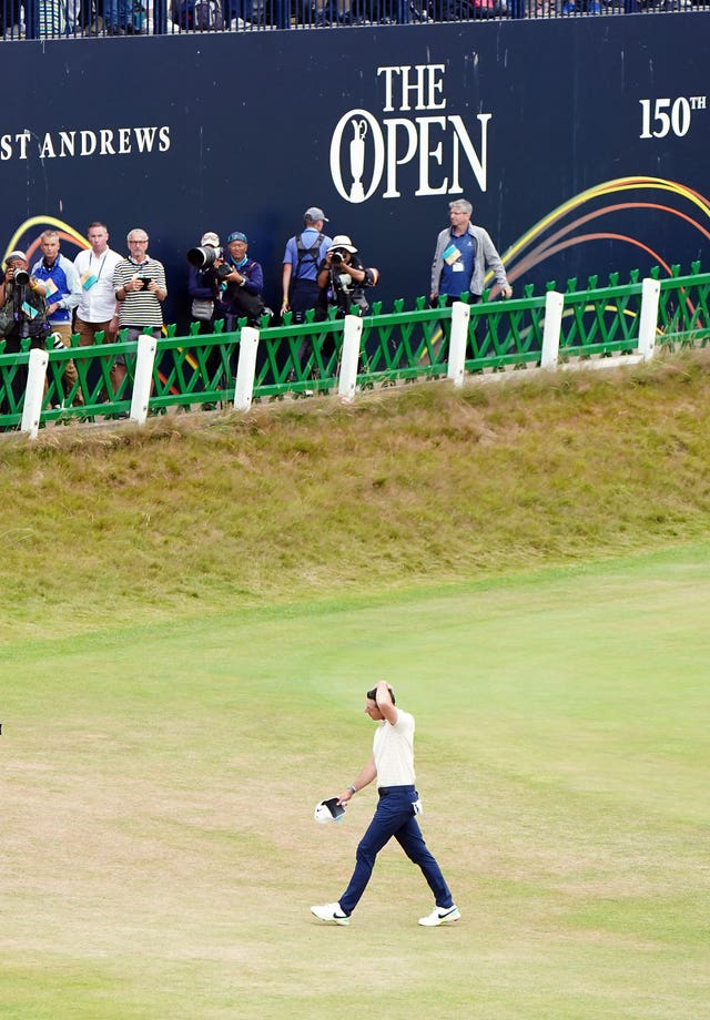 McIlroy was pipped in the final round at the Open