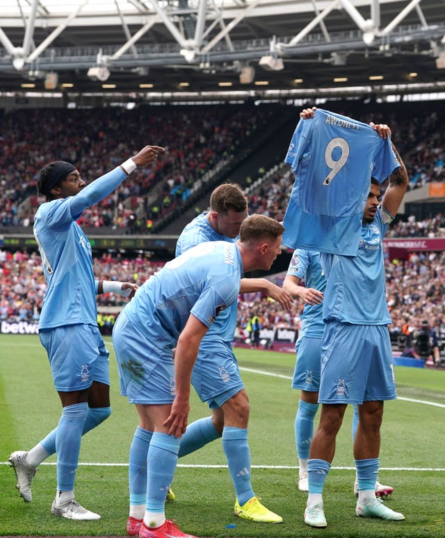 West Ham United v Nottingham Forest – Premier League – London Stadium