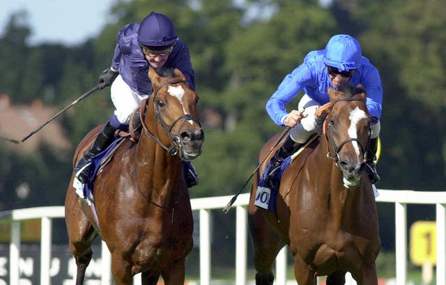 Fantastic Light (right) edged out the brilliant Galileo in 2001