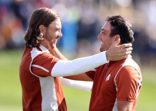 Fleetwood and Francesco Molinari struck up a great relationship at the Ryder Cup