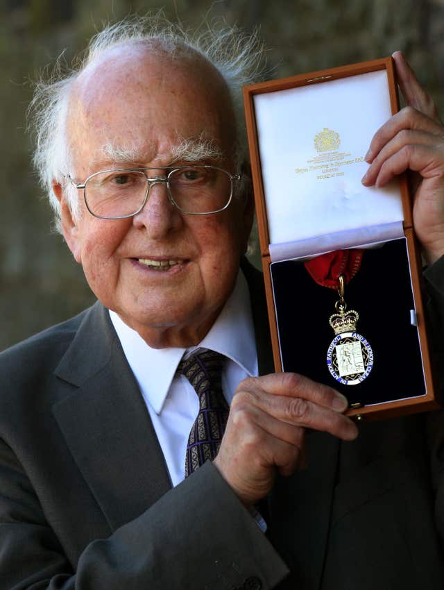 The scientist has had a host of awards bestowed upon him (Andrew Milligan/PA)