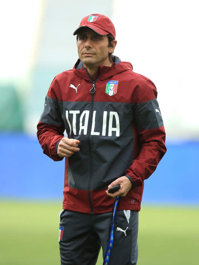 Conte managed Italy before joining Chelsea