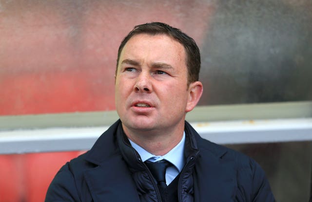 Morecambe manager Derek Adams took charge in November 2019