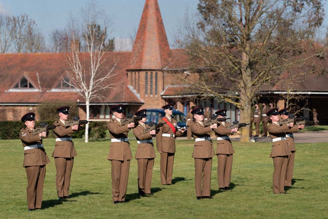 A three-round gun salute by a firing party marked the occasion 