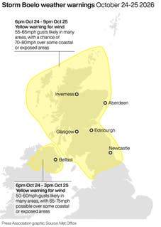 First of two storms brings heavy rain to Ireland | Royston Crow
