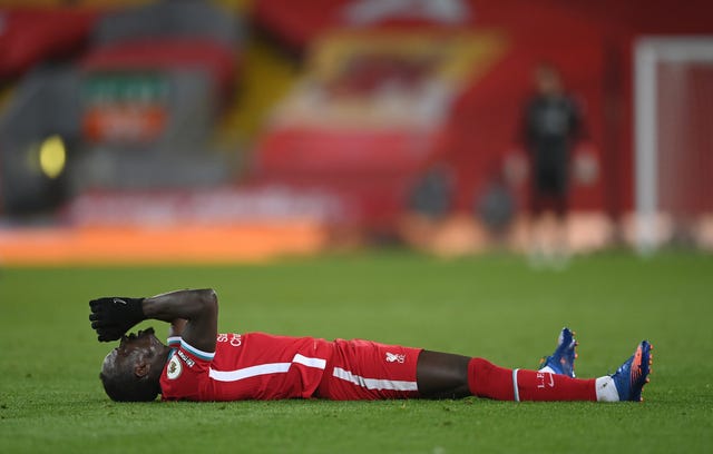 Sadio Mane has struggled in front of goal recently (Laurence Griffiths/PA)