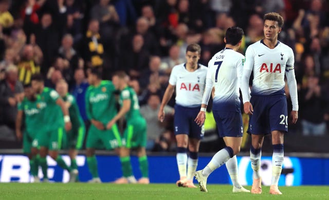 Watford scored a late equaliser but Spurs prevailed on penalties
