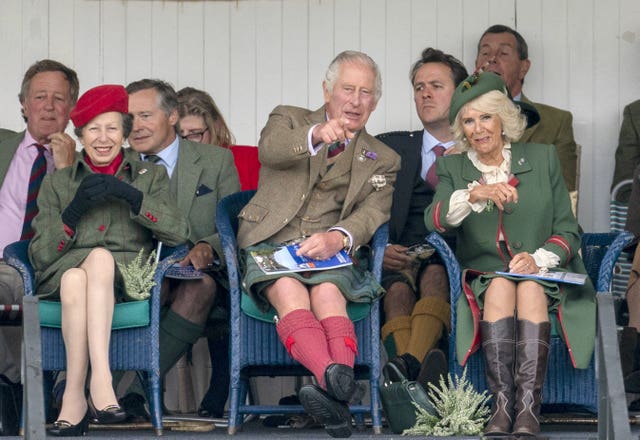 Princess Anne, Prince Charles and Camilla