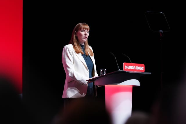 Deputy Prime Minister Angela Rayner