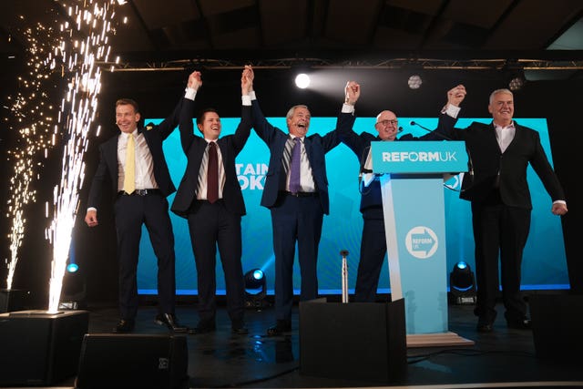 Reform UK rally – Newark