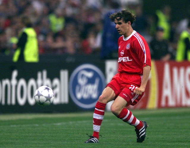 Owen Hargreaves playing for Bayern Munich