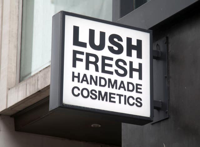 A Lush store on Oxford Street in London