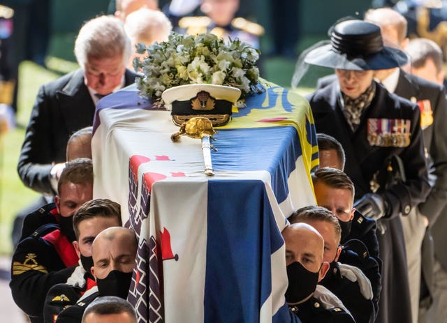 Duke of Edinburgh's coffin