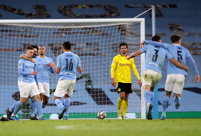 Dortmund were beaten at the Etihad Stadium by a late Phil Foden goal