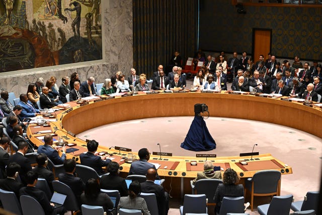 Prime Minister Sir Keir Starmer addresses the Security Council