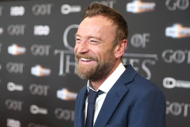 Richard Dormer was among the stars at the hospice (PA)