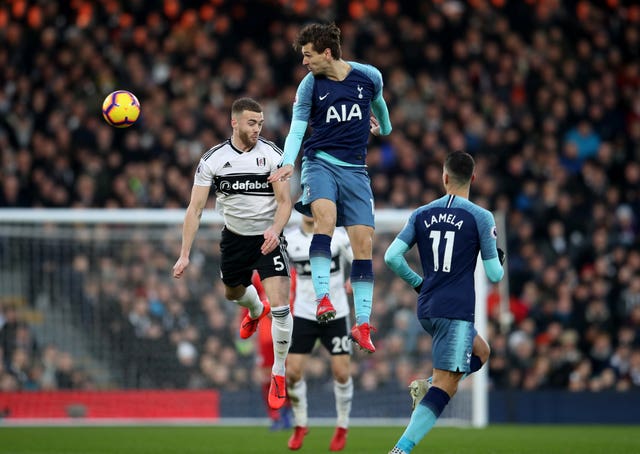 Fernando Llorente offered an aerial threat, but does not suit Tottenham's style of play (Adam Davy/PA).  