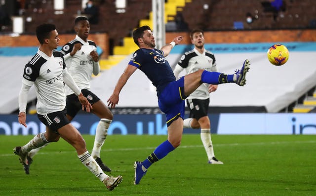 Shane Long in action against Fulham