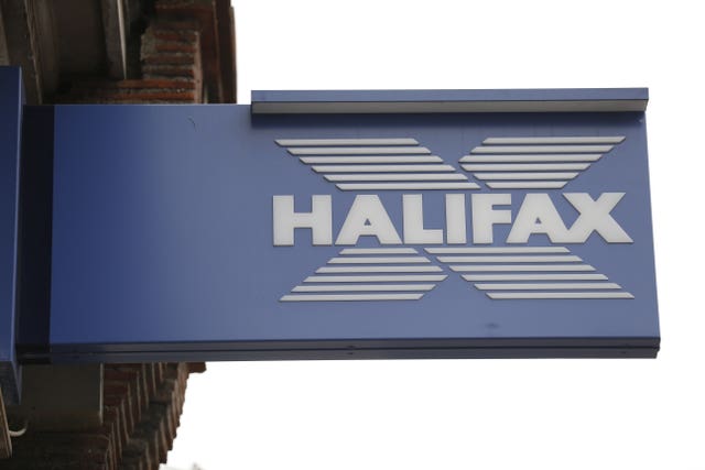 A Halifax sign on the side of a branch 