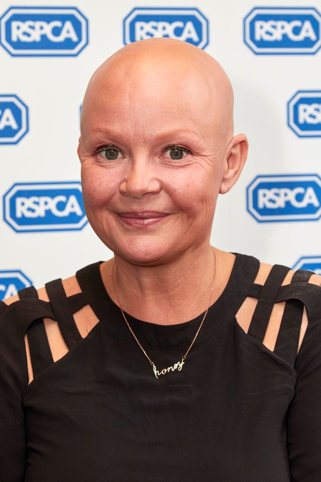 Handout photo issued by the RSPCA of Gail Porter at the 2019 RSPCA Honours Awards at BAFTA 195 Piccadilly in London.