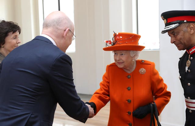 Queen Elizabeth II visits Science Museum