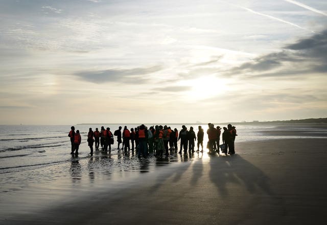 Migrants in Calais