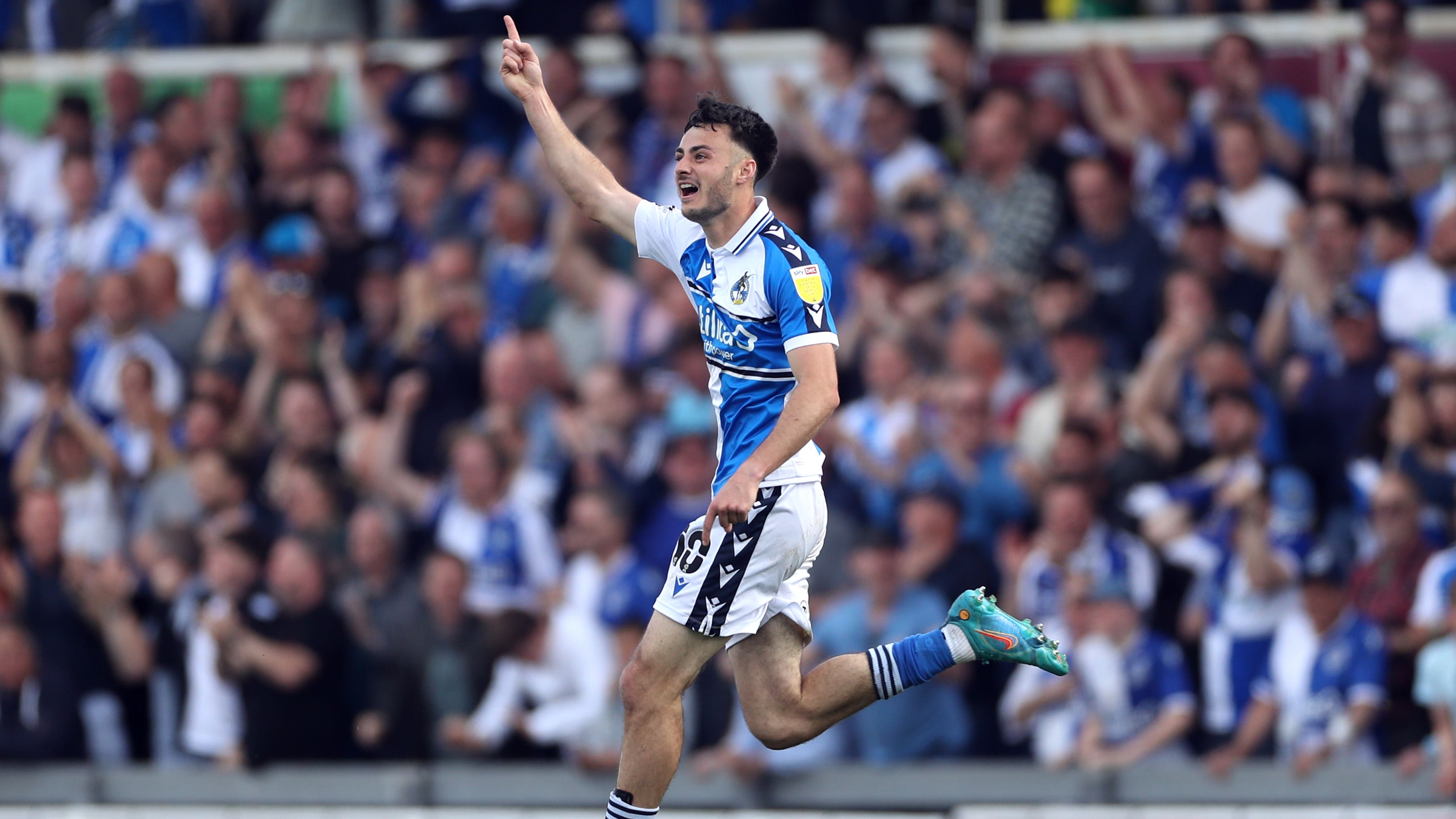 Aaron Collins scored the equaliser (Bradley Collyer/PA)