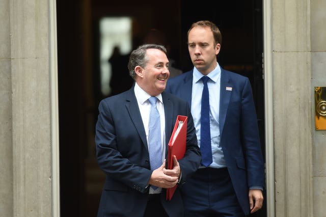 Liam Fox and Matt Hancock