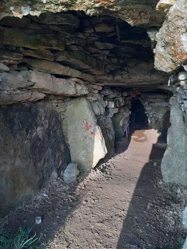 Graffiti on a 5,000-year-old Neolithic chambered tomb 