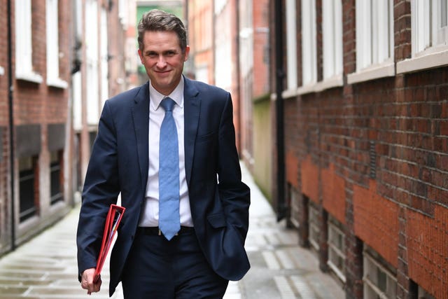 Education Secretary Gavin Williamson 