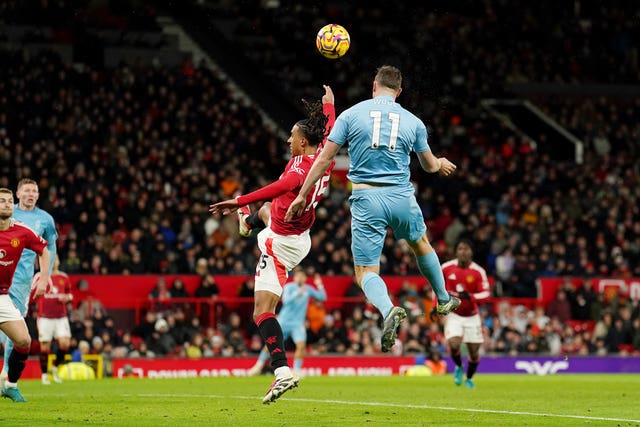 Chris Wood scores Nottingham Forest's third goal