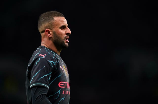 Kyle Walker will remain Manchester City captain (Bradley Collyer/PA)