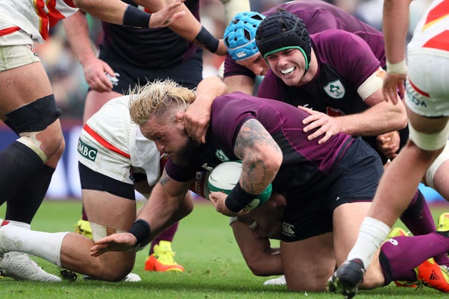Andrew Porter was Ireland's first-choice loosehead prop during the autumn