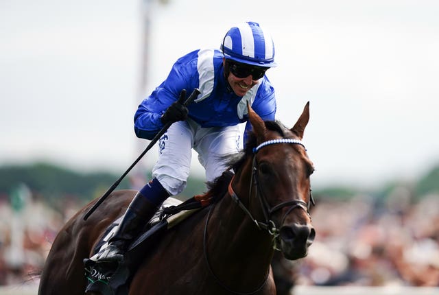 Baaeed, here winning the Juddmonte International at York, was one of the stars for William Haggas in 2022