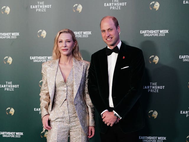 Cate Blanchett and William