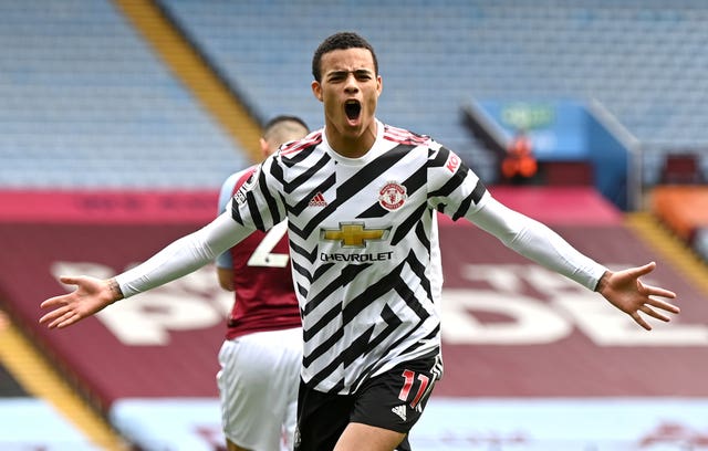 Mason Greenwood scored Manchester United's second goal in their win at Aston Villa.