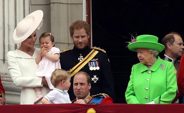 Prince Harry drops to sixth place in line to the throne (Steve Parsons/PA)