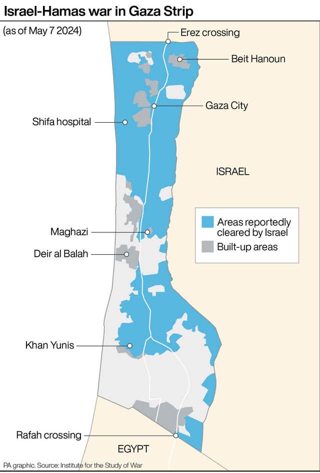 US military says Gaza Strip pier project complete with aid to flow soon ...