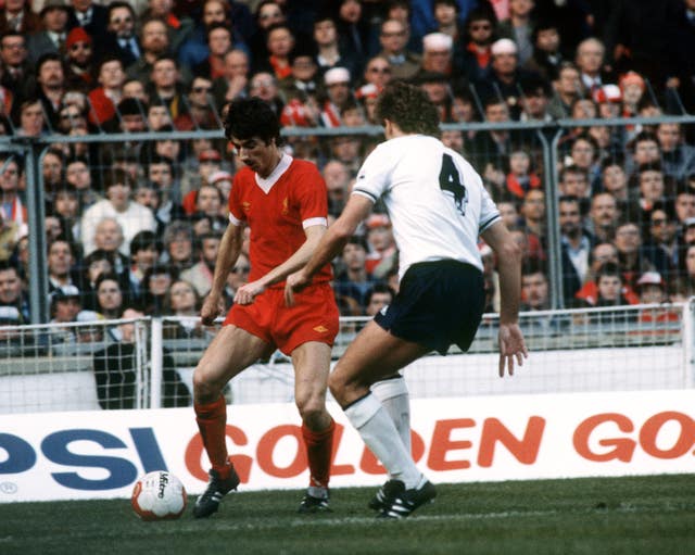 Liverpool forward Ian Rush in action against Tottenham. (PA Archive)
