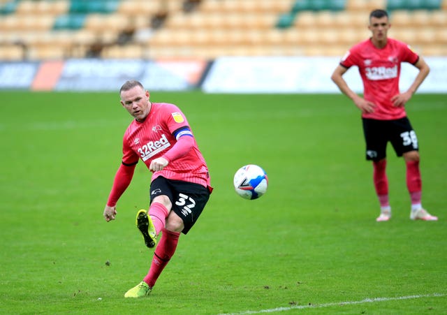 A fine free-kick from Wayne Rooney against Norwich helped secure Derby their only victory so far of the Championship season