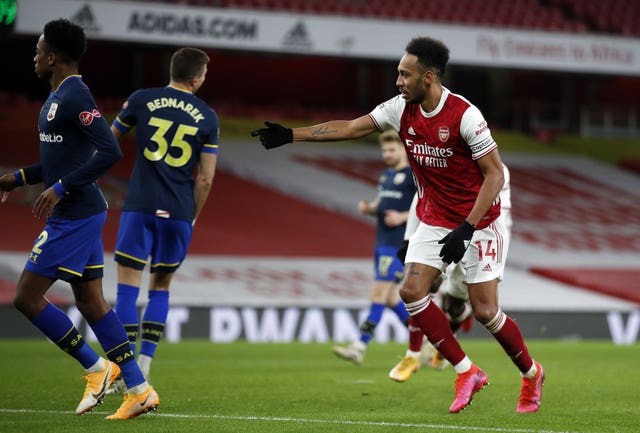 Aubameyang's goal in the recent draw against Southampton was just his third Premier League goal of the season.