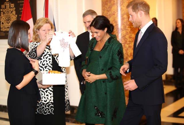 Harry and Meghan at Canada House