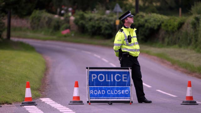 Police roadblock