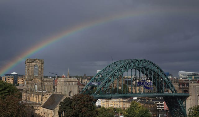 A view of Tyne Bridge in Newcastle