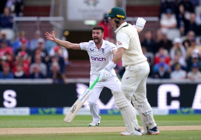 Mark Wood secured the key wicket of Steve Smith