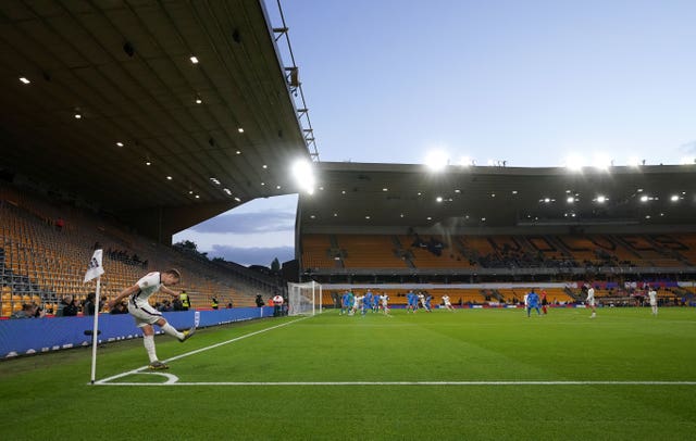 England's match against Italy was played behind closed doors as part of UEFA's punishment for the fan disorder at the Euro 2020 final