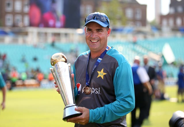 Arthur led Pakistan to the 2017 Champions Trophy in England.