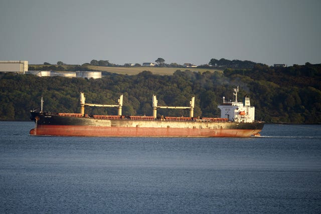 Drugs seizure on cargo ship